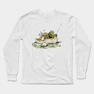 Frog and Toad Fishing Long Sleeve T-Shirt